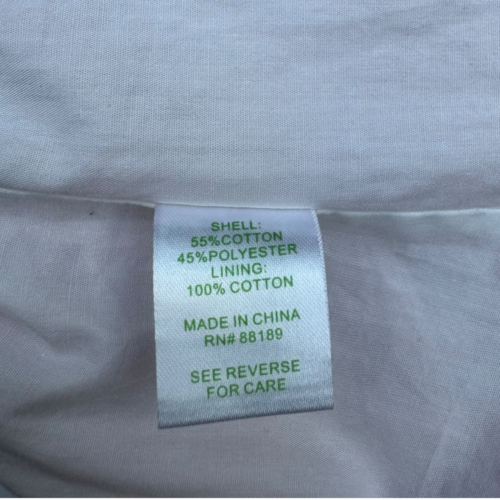 Lilly Pulitzer Libby Strapless Dress M Anchor Print Colorblock Nautical Summer - Picture 11 of 13